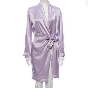 Nanushka Silk Wrap Dress